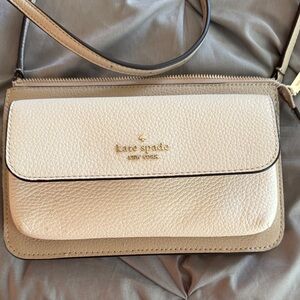 Kate Spade Beige and Taupe Crossbody Bag